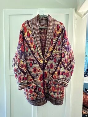 Free People Home On The Range Sweater Cardigan sz Small